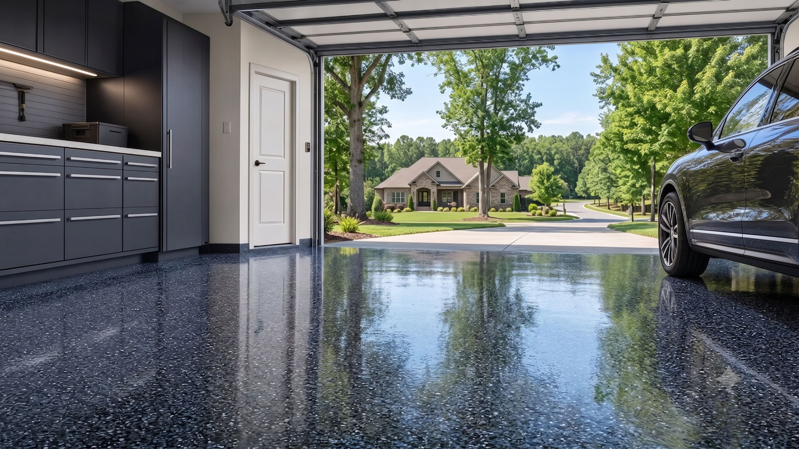 Garage Floor Coating in Eldridge, IA